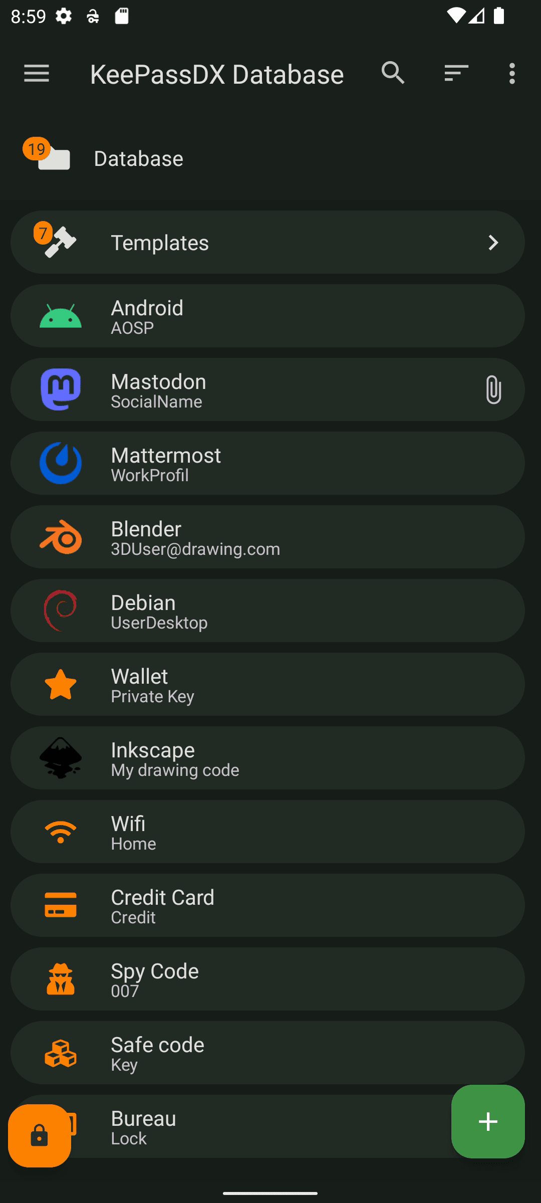 KeePassDX screenshot 4